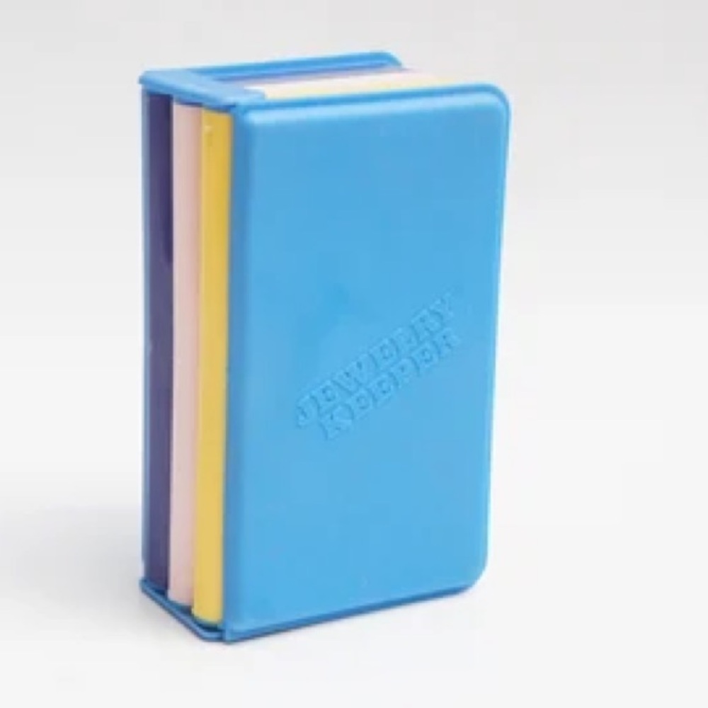 Vintage 1988 Jewelry Keeper Color Blocked Case